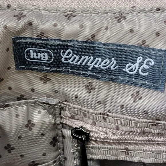 Lug Camper SE‎ Crossbody Bag Camo Taupe Special Edition RFID Purse Organizer - Picture 10 of 16
